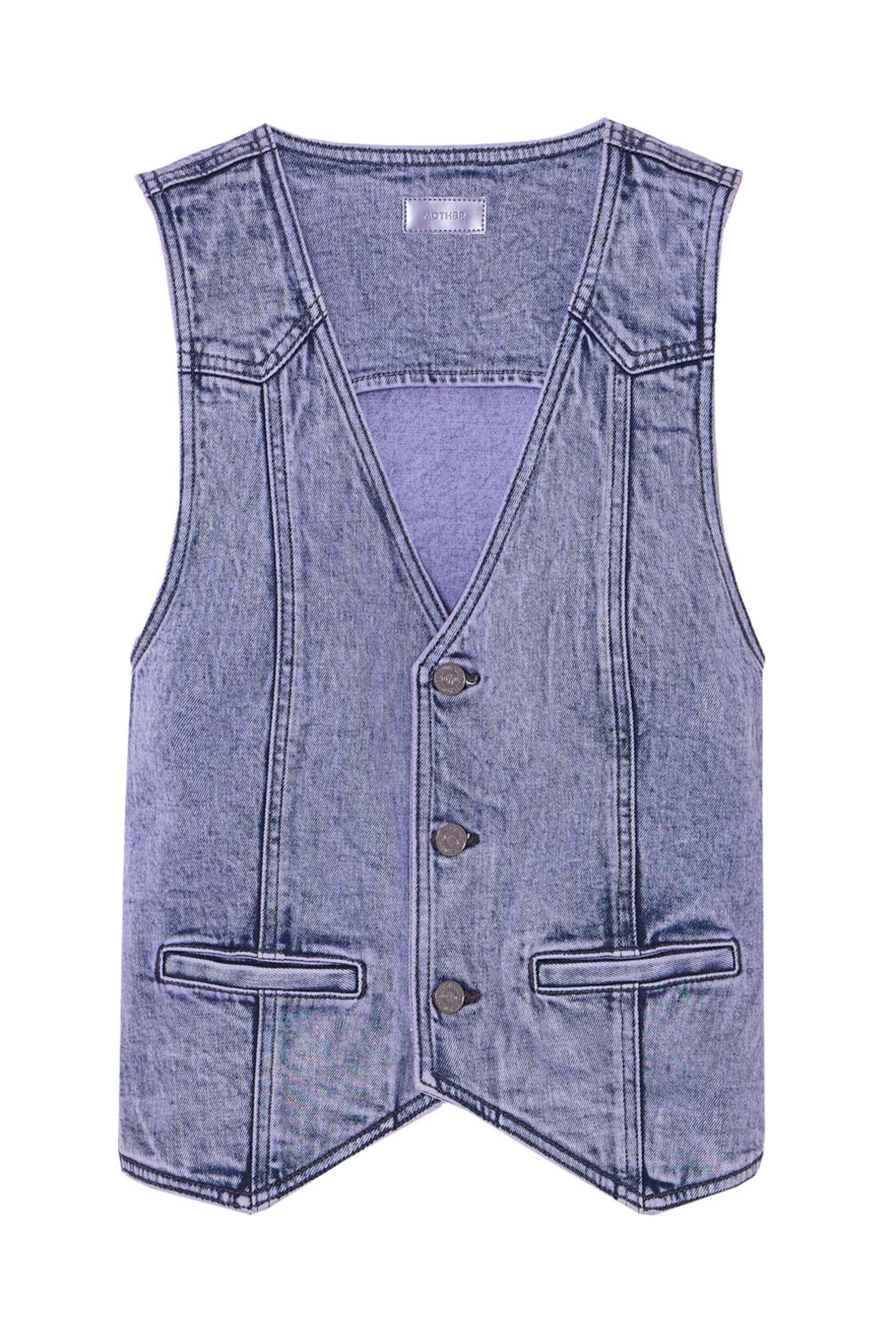 Mother - The Masked Rider Vest in Paisley Purple