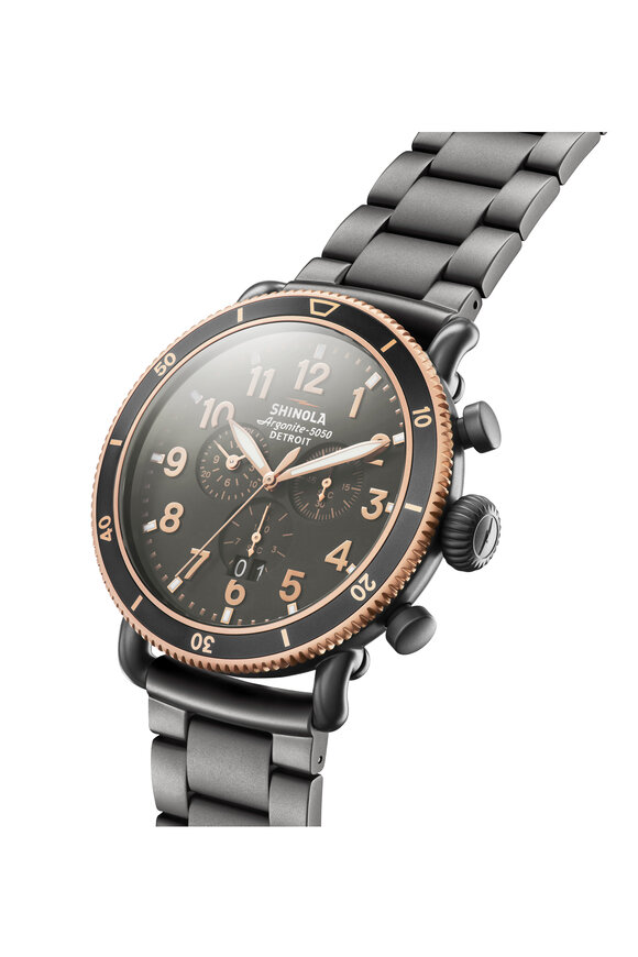 Shinola - The Runwell Dark Gray Sport Chrono 48mm