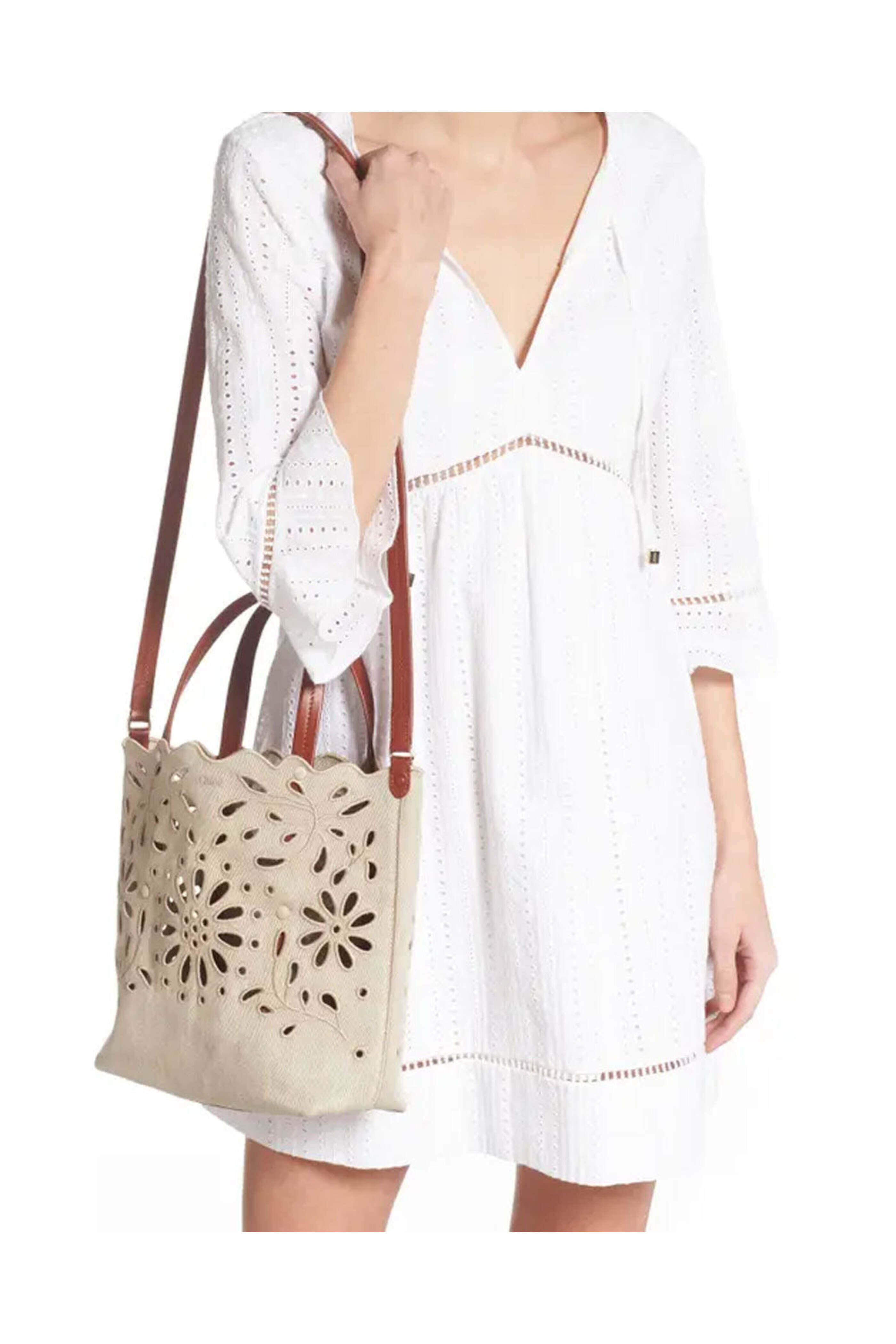 Chloé - Kamilla Small Bag in Sepia Brown