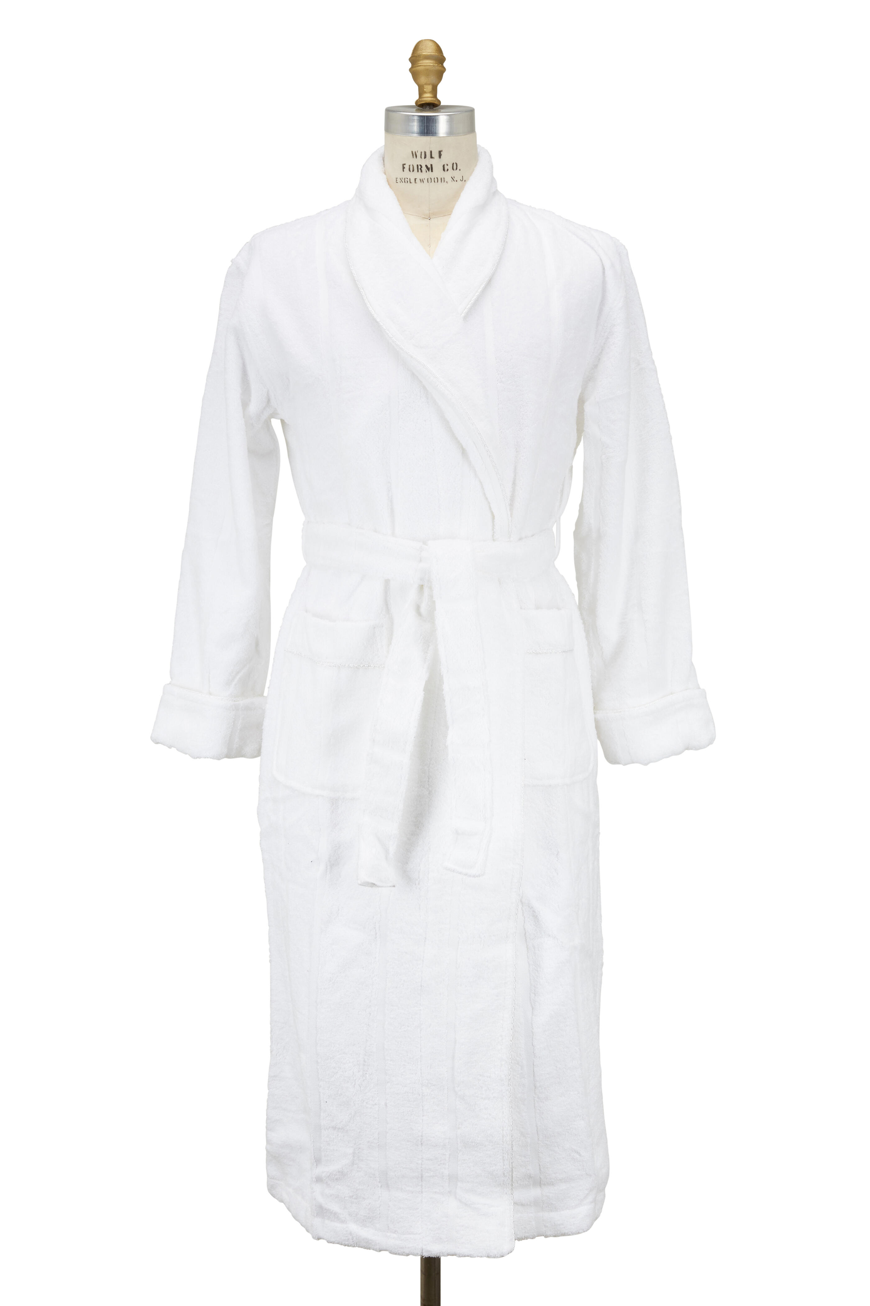 Majestic - White Cotton Terry Robe | Mitchell Stores