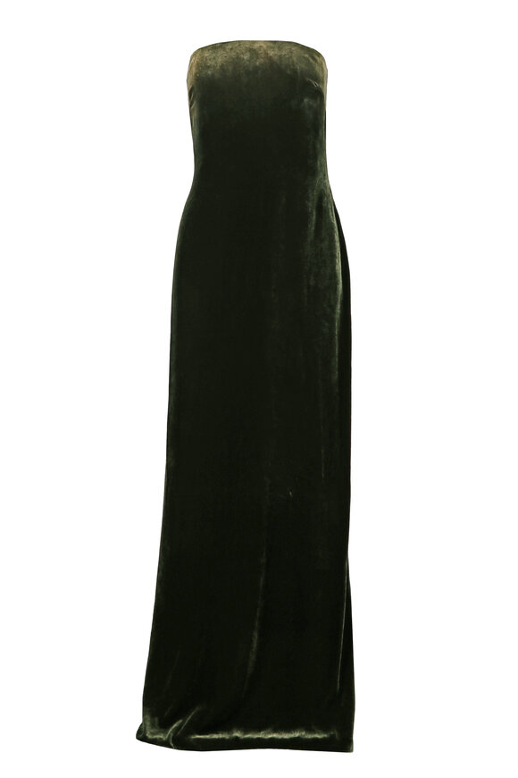 Ralph Lauren Farley Fern Velvet Evening Dress - view 1