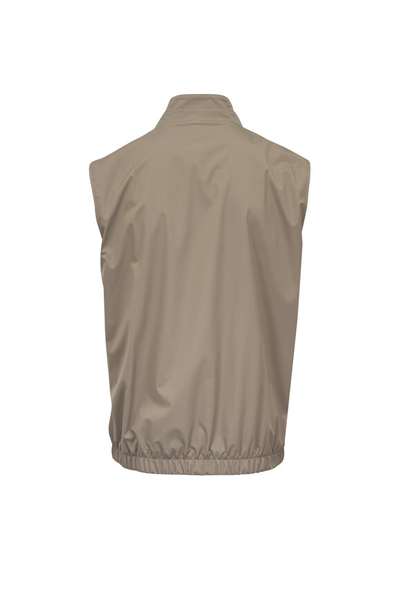 Loro Piana Windwish Dark Tan Reversible Vest - view 2