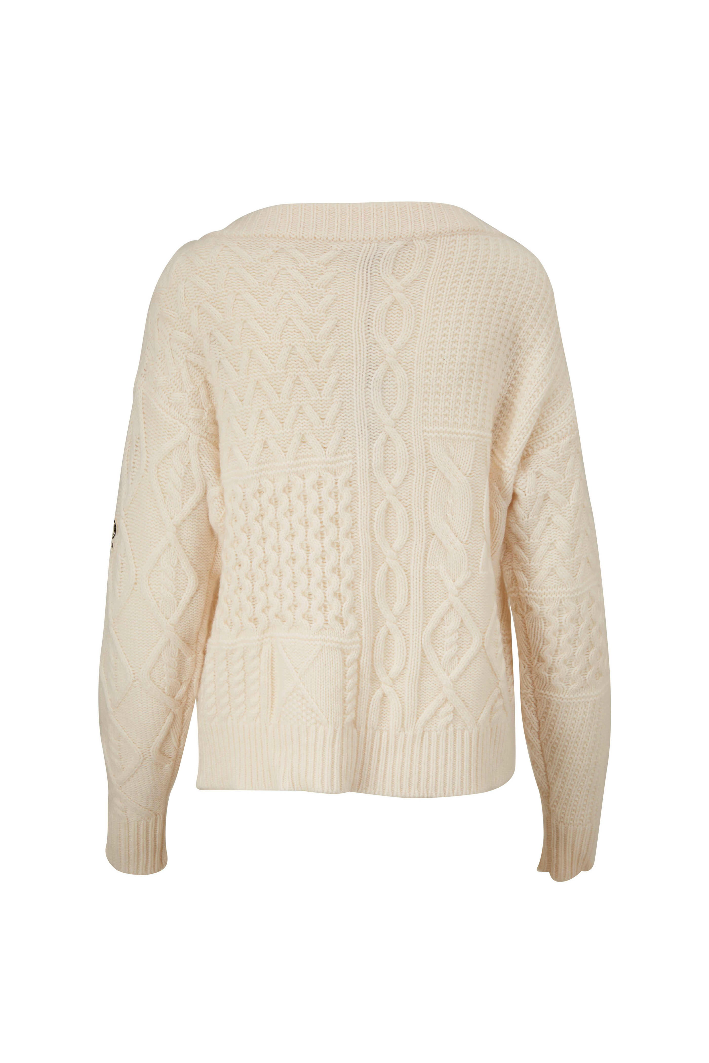 Bogner - Khira Off-White Cable Knit Sweater