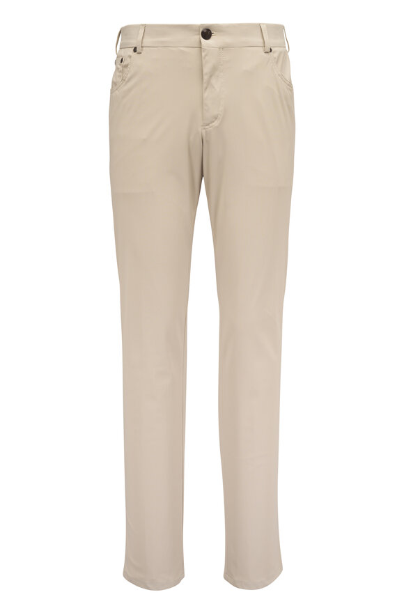 PT Torino Traveller Sand Stretch Jersey Five Pocket Pant - view 1