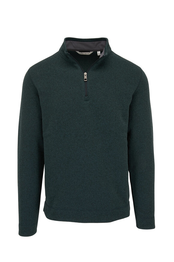 Peter Millar - Crown Balsam Quarter Zip Fleece Pullover