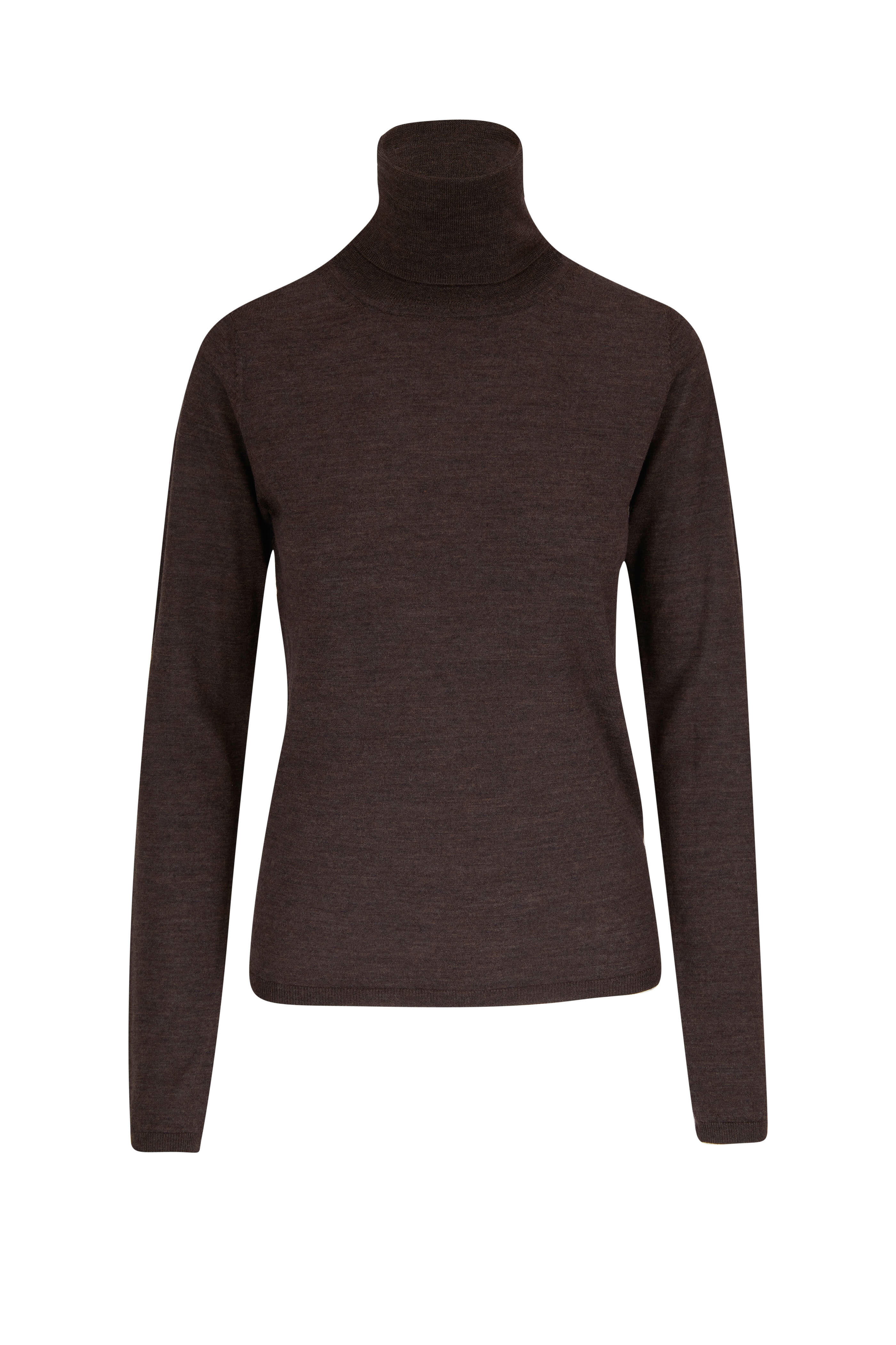 Totême - Saddle Brown First Layer Turtleneck | Mitchell Stores