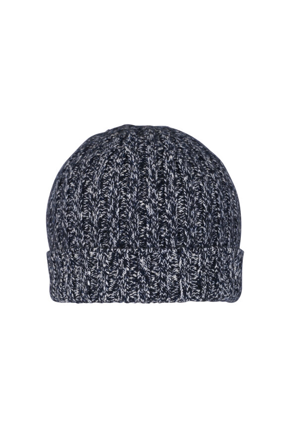 Loro Piana Alaga Navy Blue Beanie