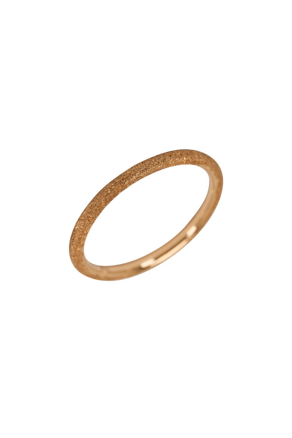 Tina Negri Florentine Stackable Gold Band