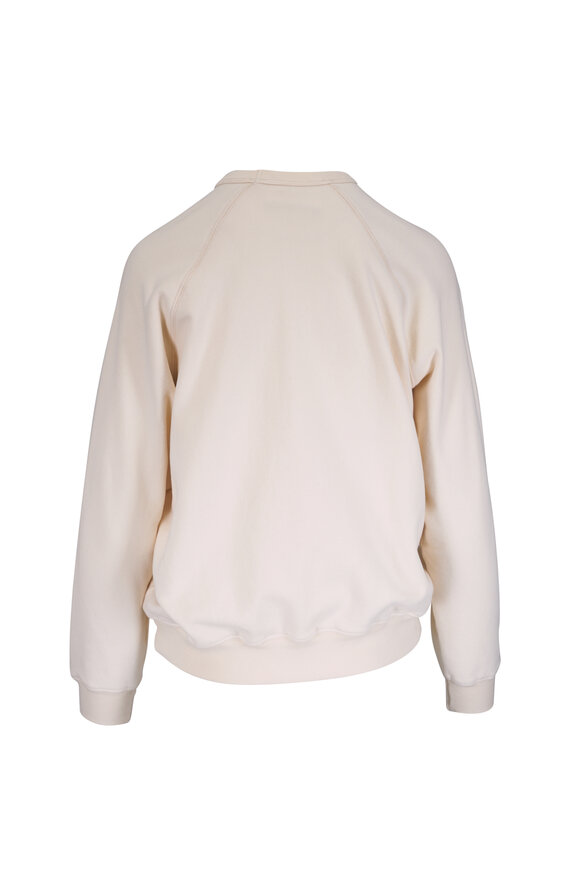 Mother The Biggie Concert Cream Sweatshirt - view 3