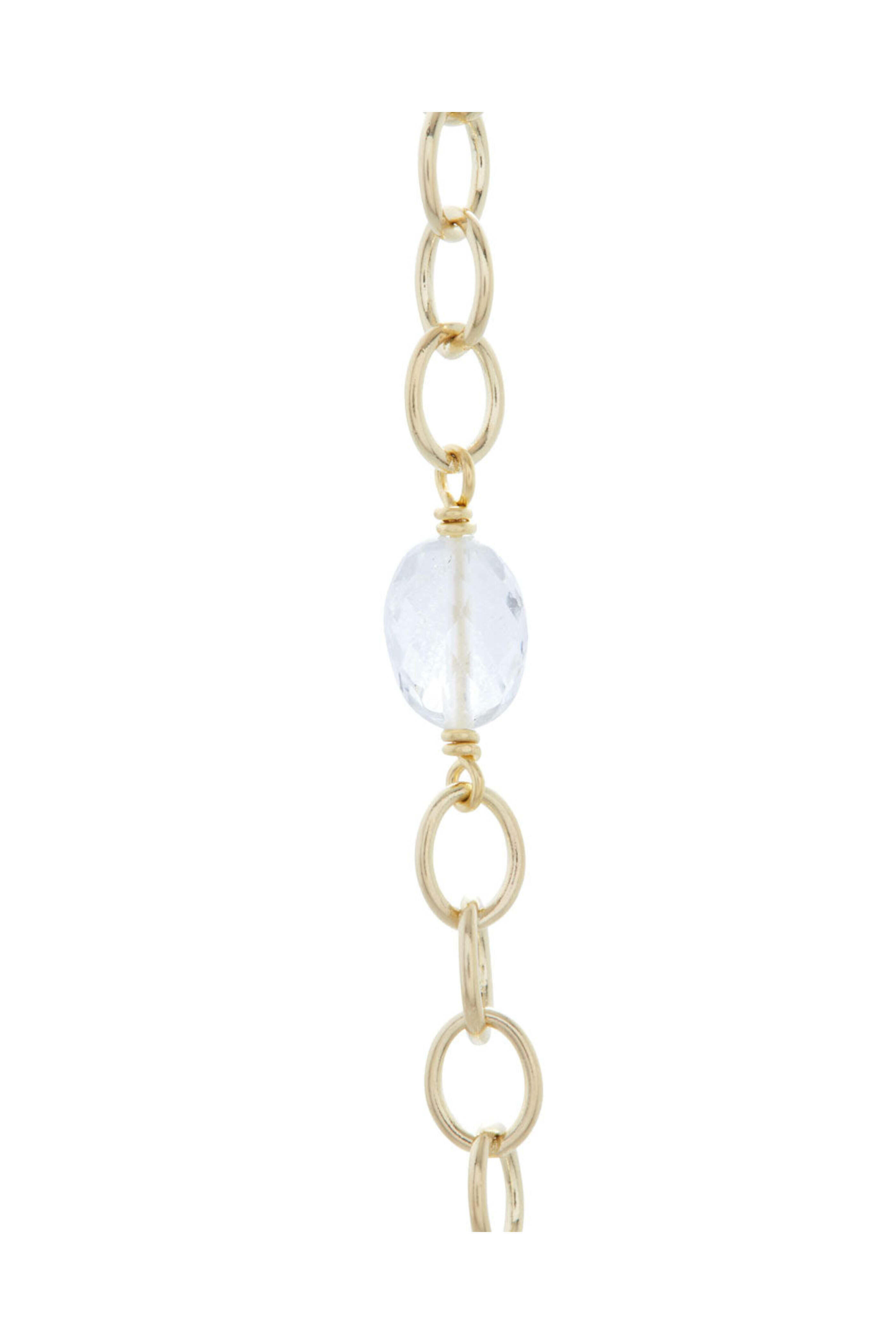 Caroline Ellen - Airy Link Goshenite Bead Necklace