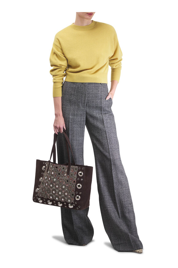 Le Kasha Menorca Yellow Cashmere Sweater - view 2