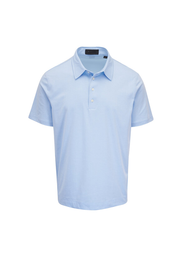 G/Fore Baja Azure Solid Luxe Cotton Polo