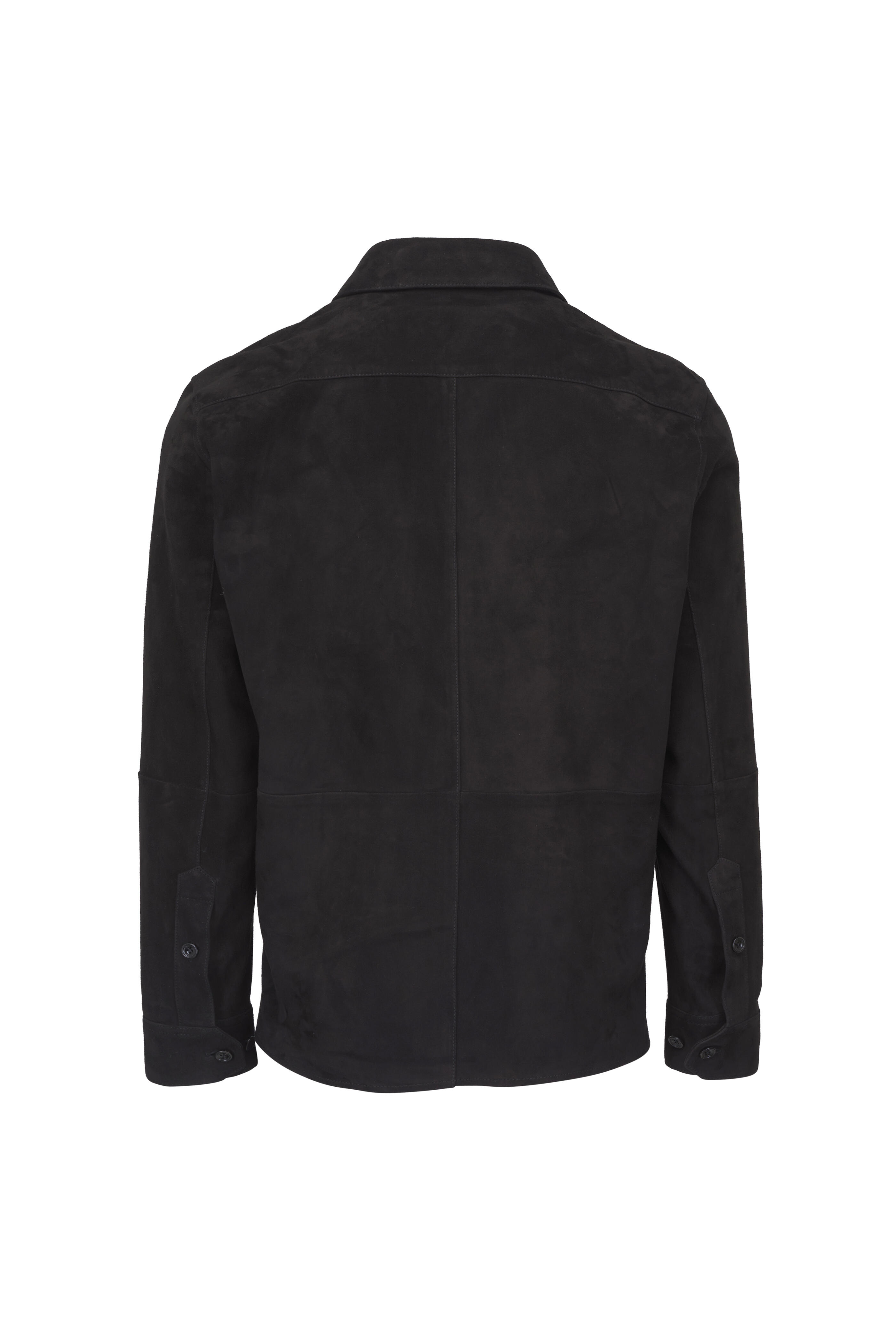 Ralph Lauren Purple Label - Black Suede Jacket