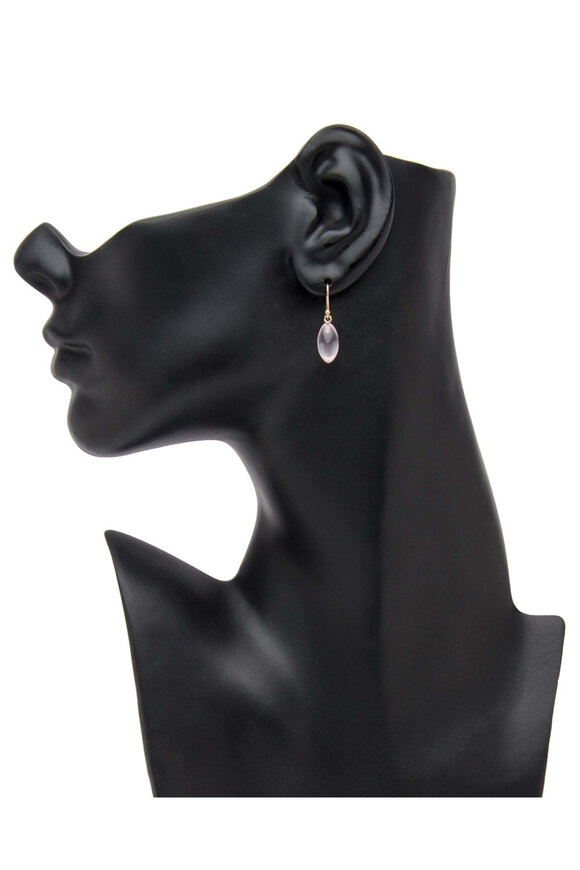 Ted Muehling Rose Quartz Berry Earrings - view 2