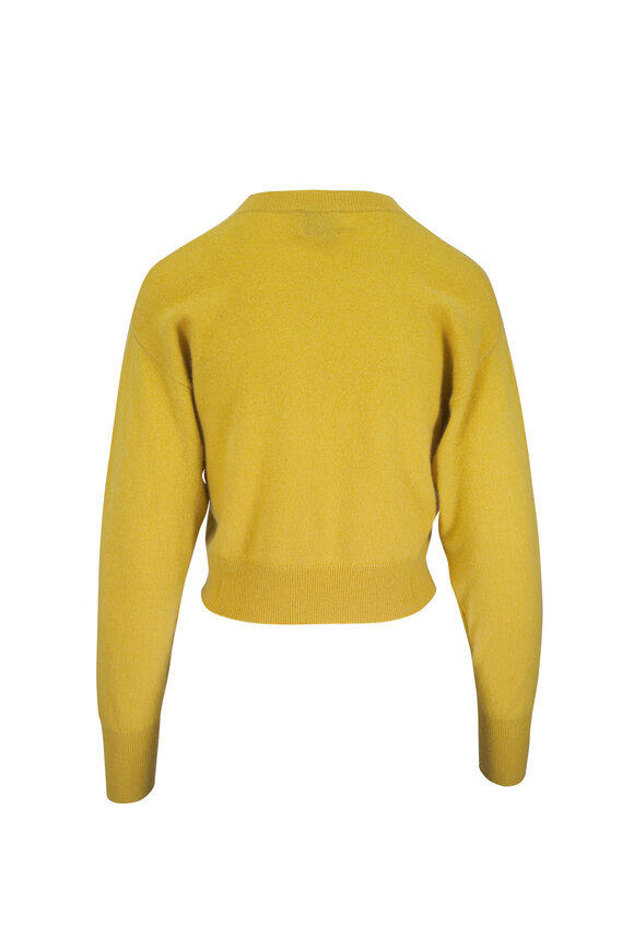 Le Kasha Menorca Yellow Cashmere Sweater - view 4