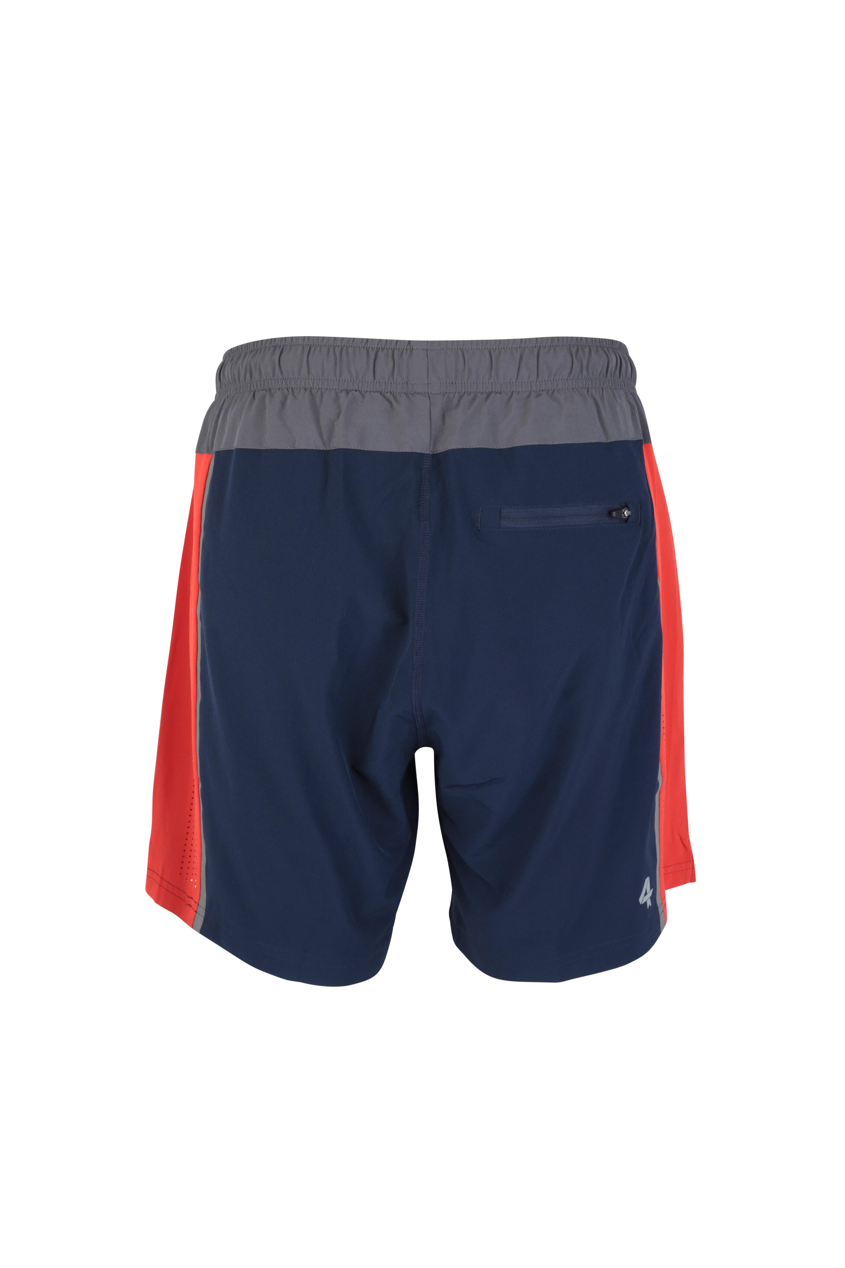 Fourlaps - Bolt Navy Blue & Red Performance Shorts
