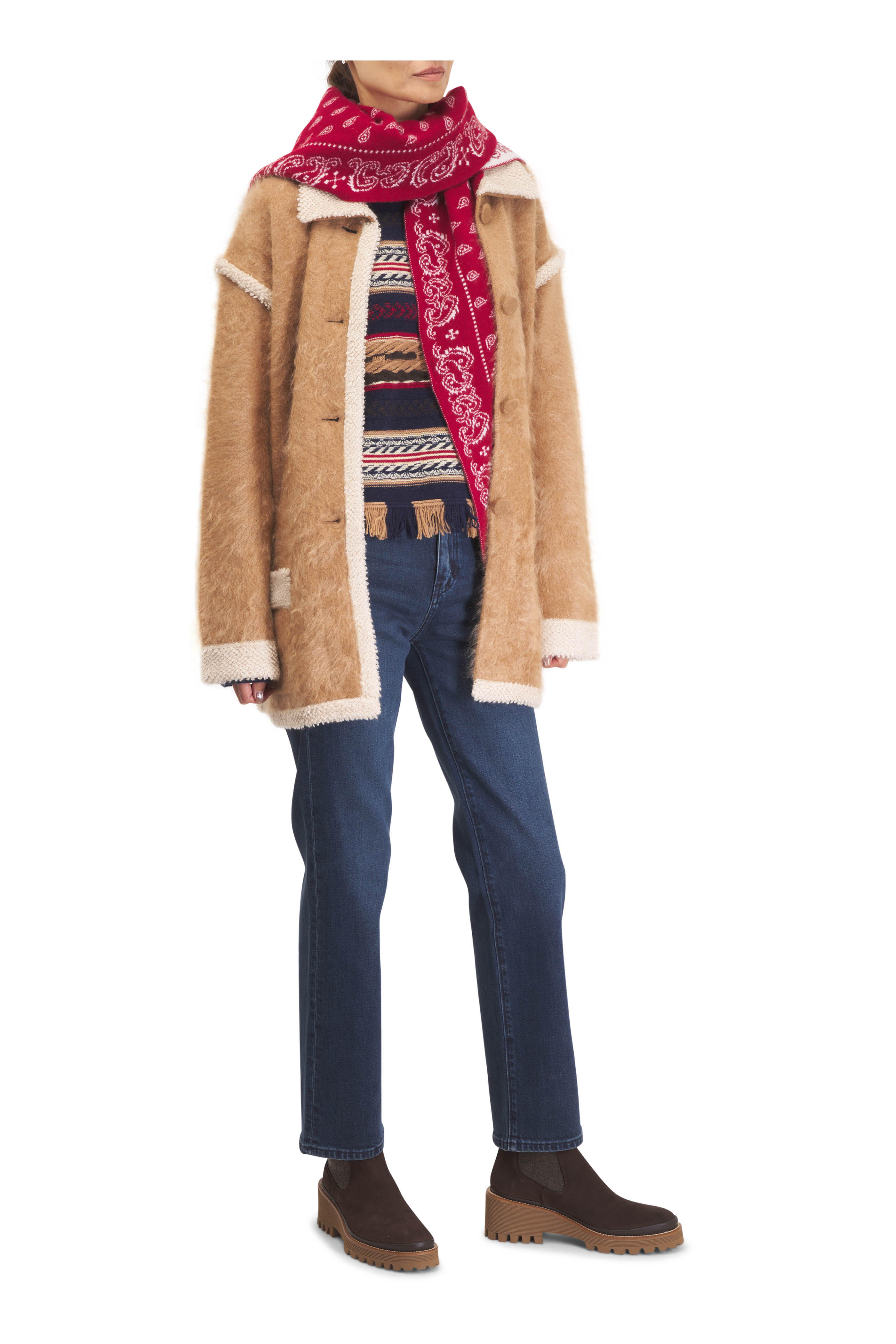 AG - Brinley Midnight Sun Mid-Rise Straight Jean