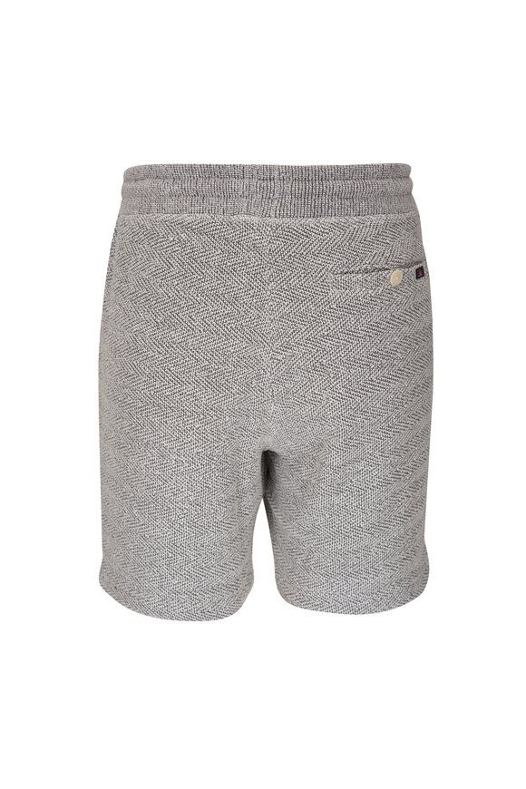Faherty Brand - Gray Shell Loop Cotton-Blend Shorts