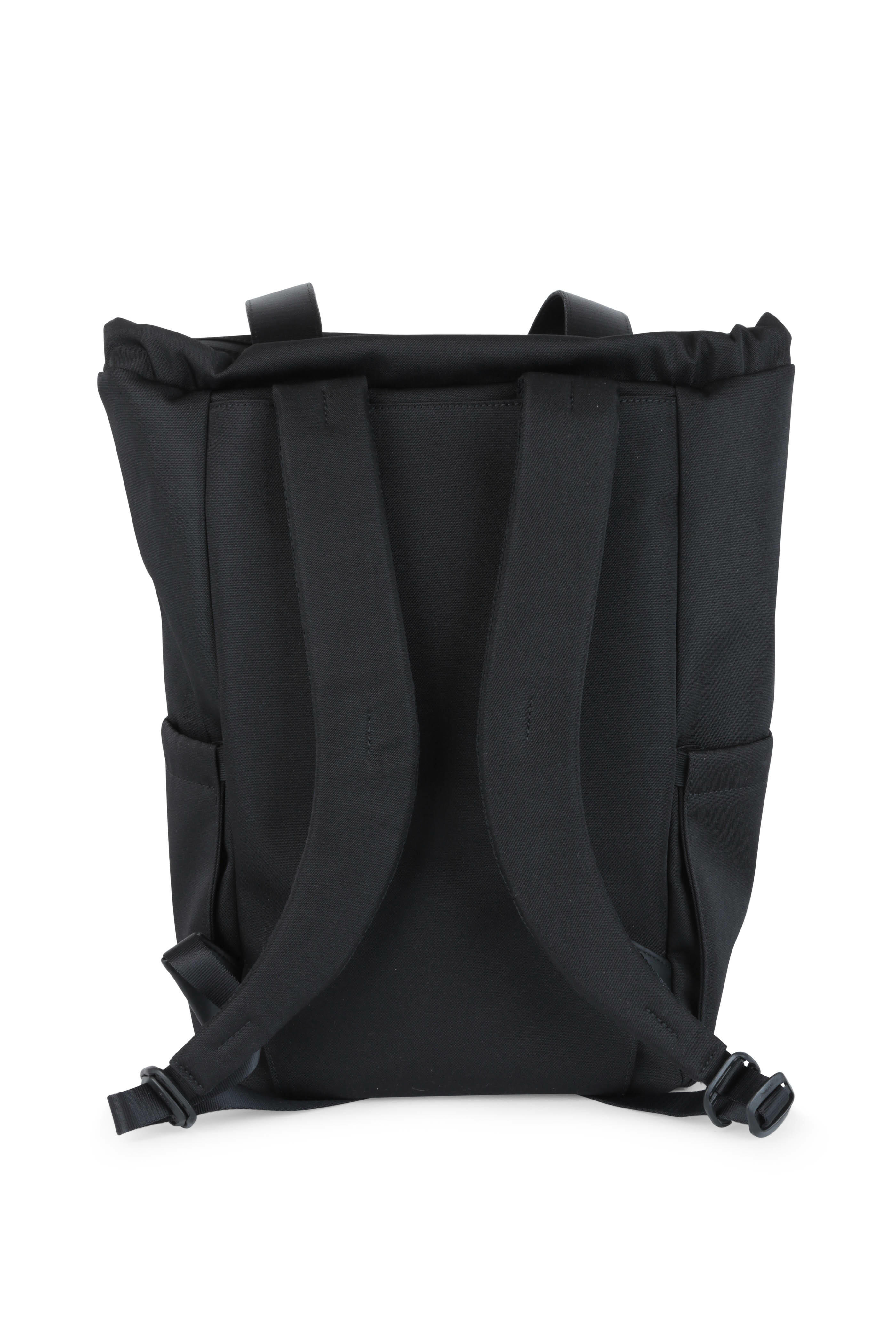 Troubadour - Explorer Black Nylon Rucksack