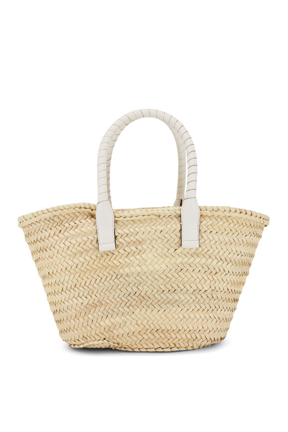 Chloé - Medium Marcie White Raffia Tote