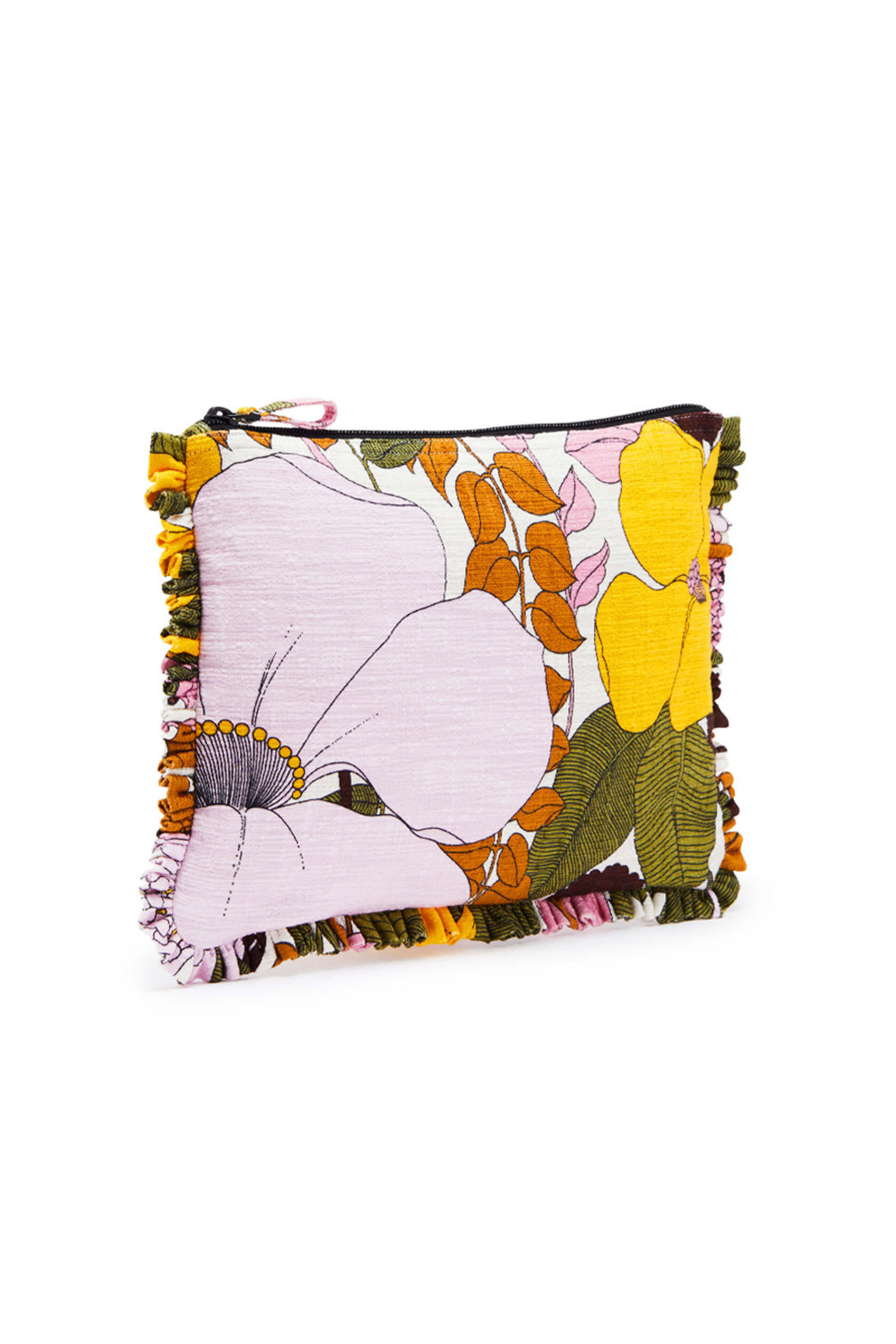 La DoubleJ - Rose Big Flower Hand Pouchette