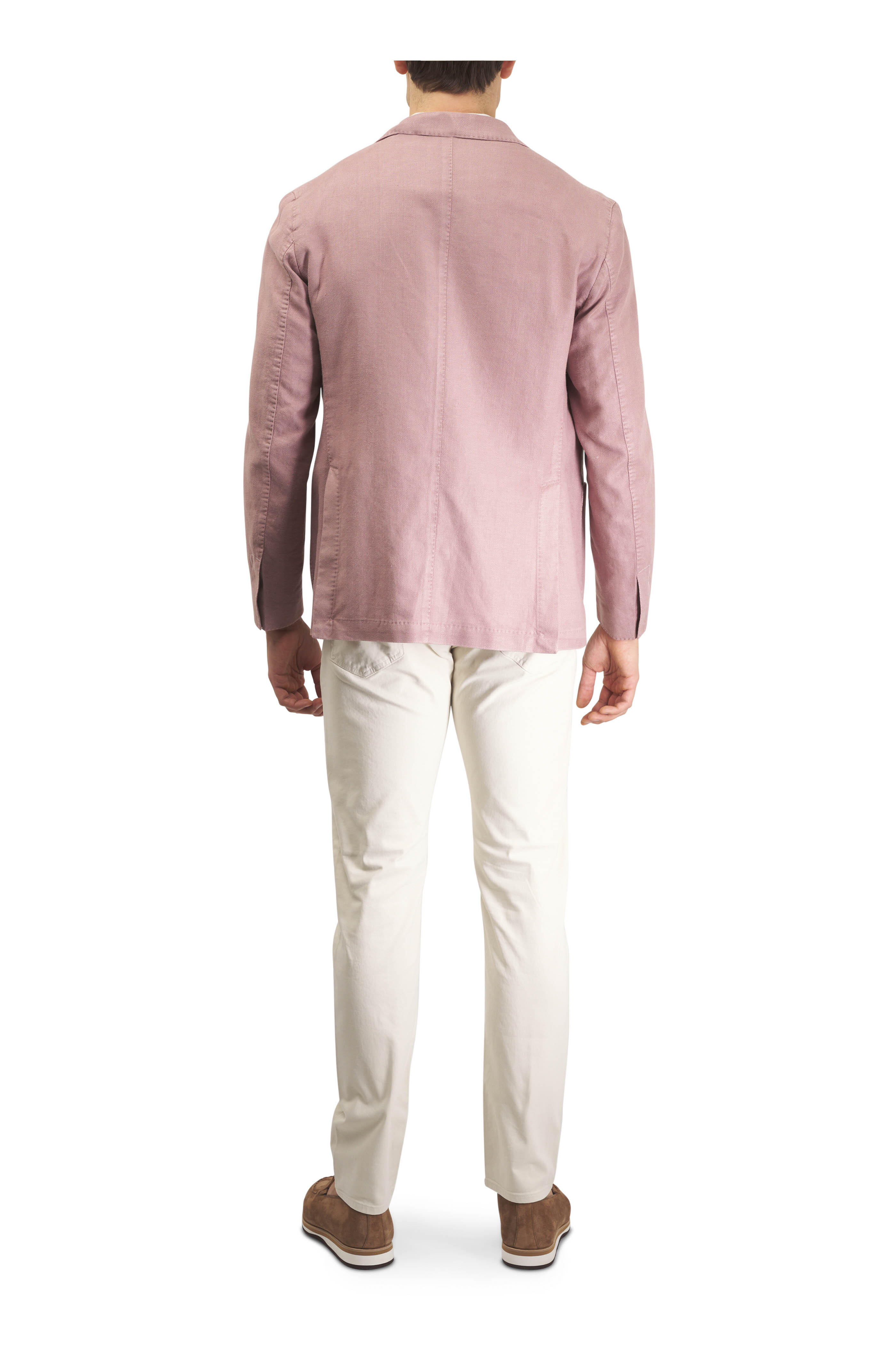 Maurizio Baldassari - Beige & Light Gray Johnny Collar Polo