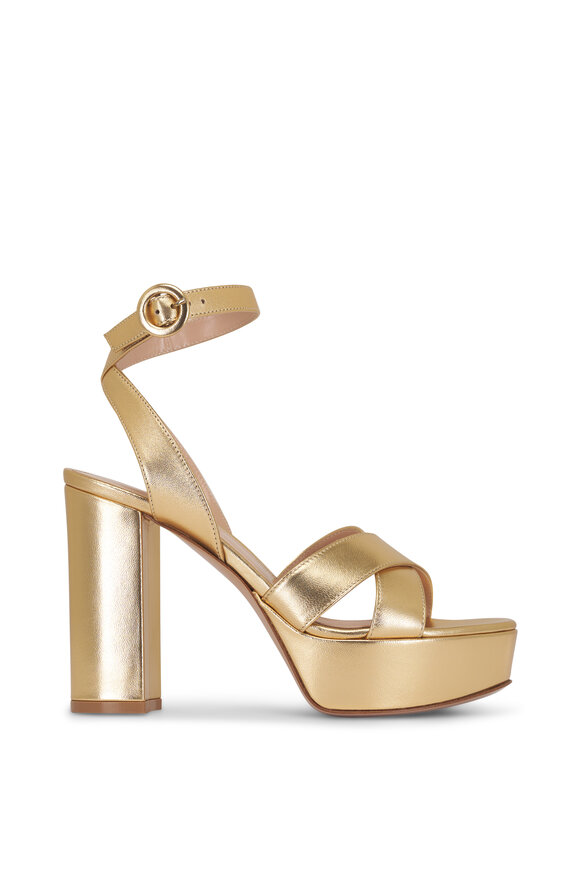 Gianvito Rossi Sabrina Mekong Platform Sandal, 70mm - view 3