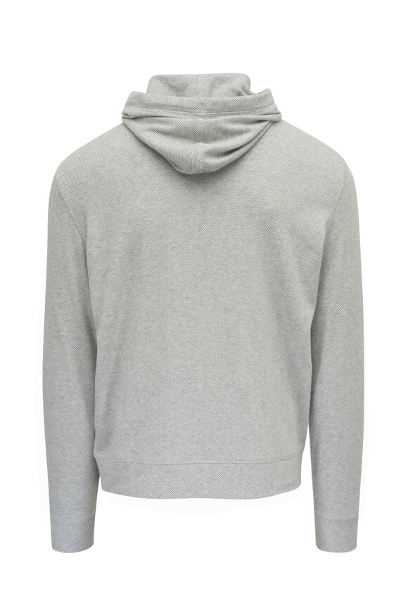 Faherty Brand - Legend Fossil Gray Twill Hoodie