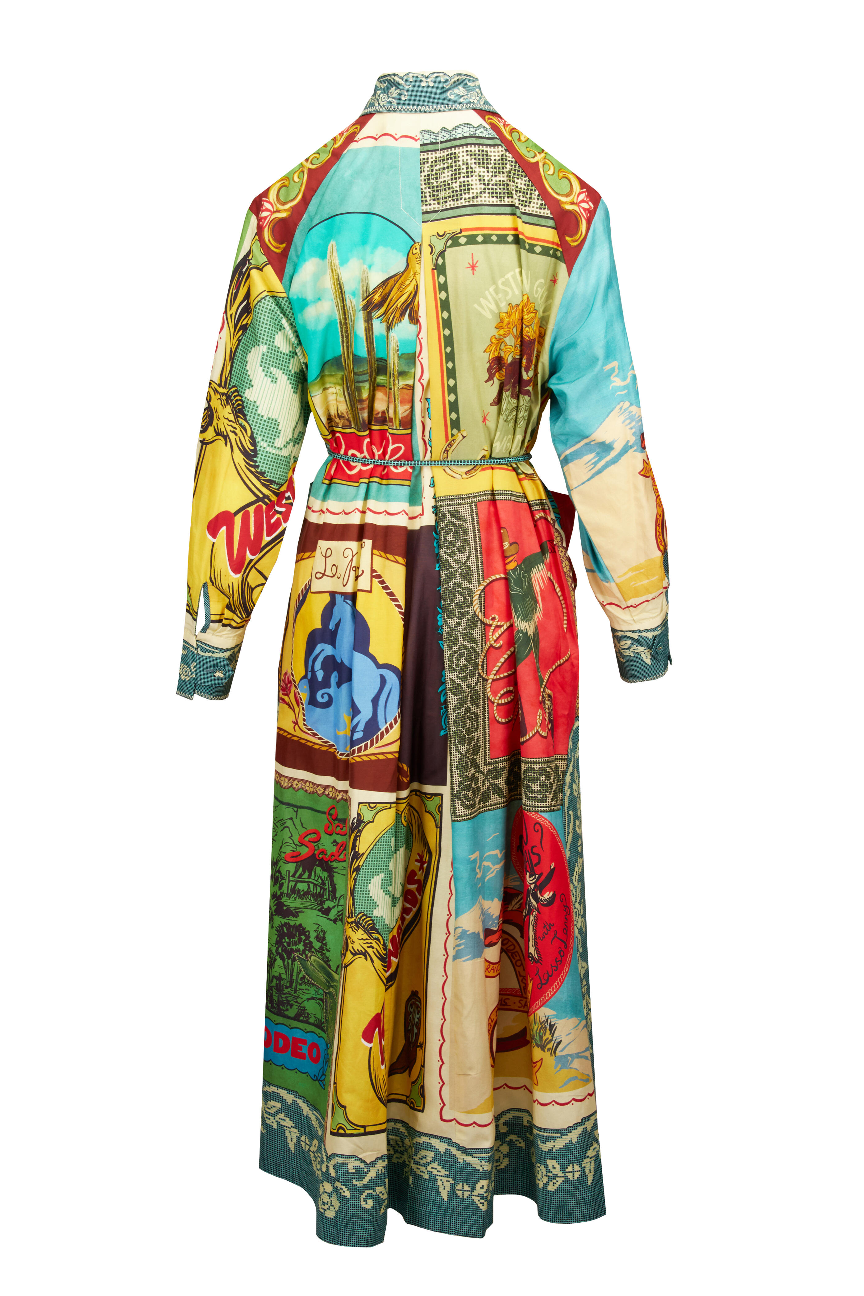 Alémais - Ace Multicolor Maxi Shirtdress - view 2