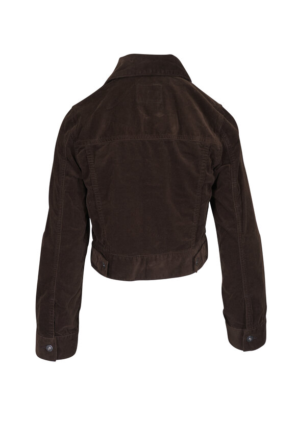 AG - Isa Rich Umber Corduroy Cropped Jacket