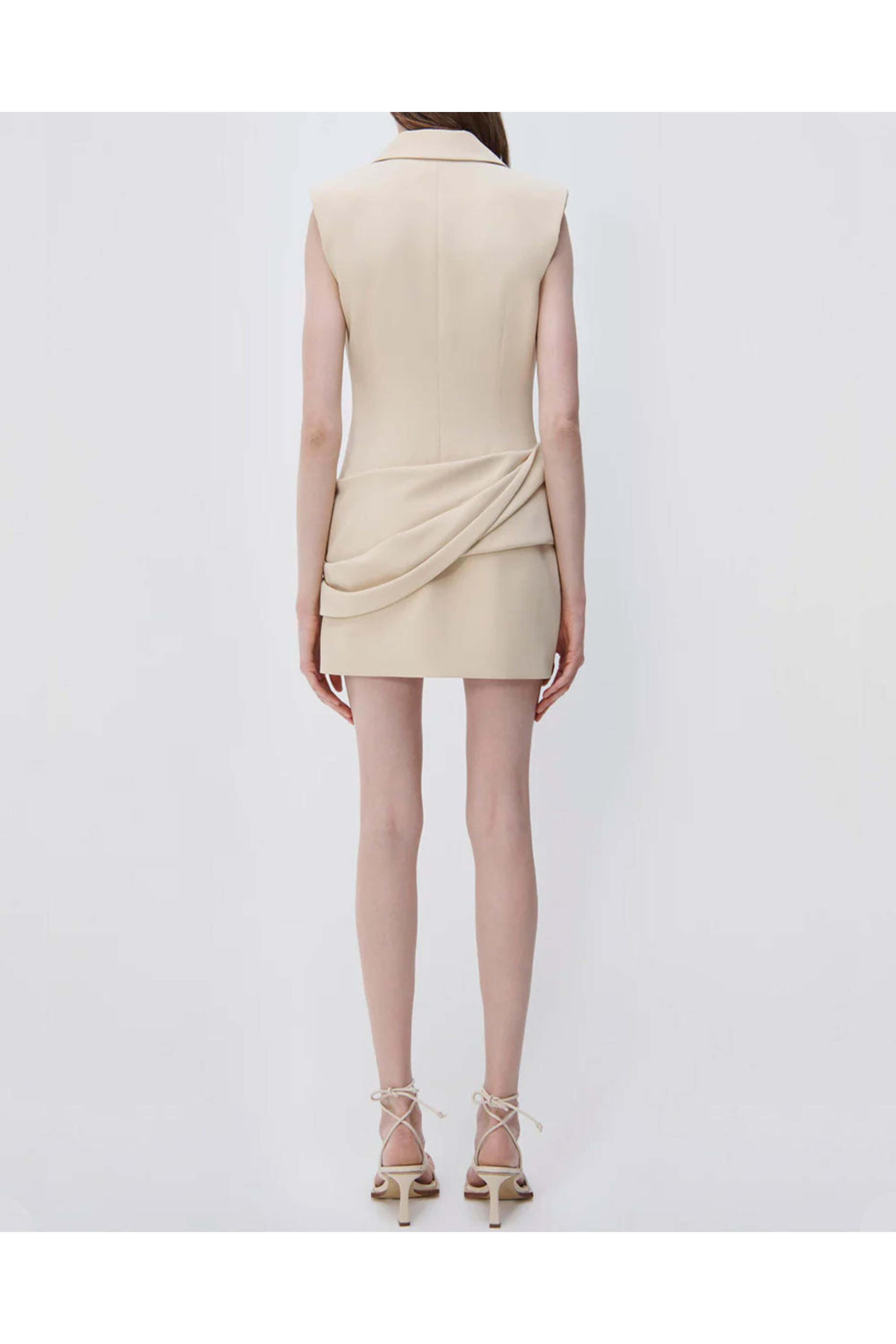 Simkhai - Dried Pineapple Cocktail Crepe Messina Dress