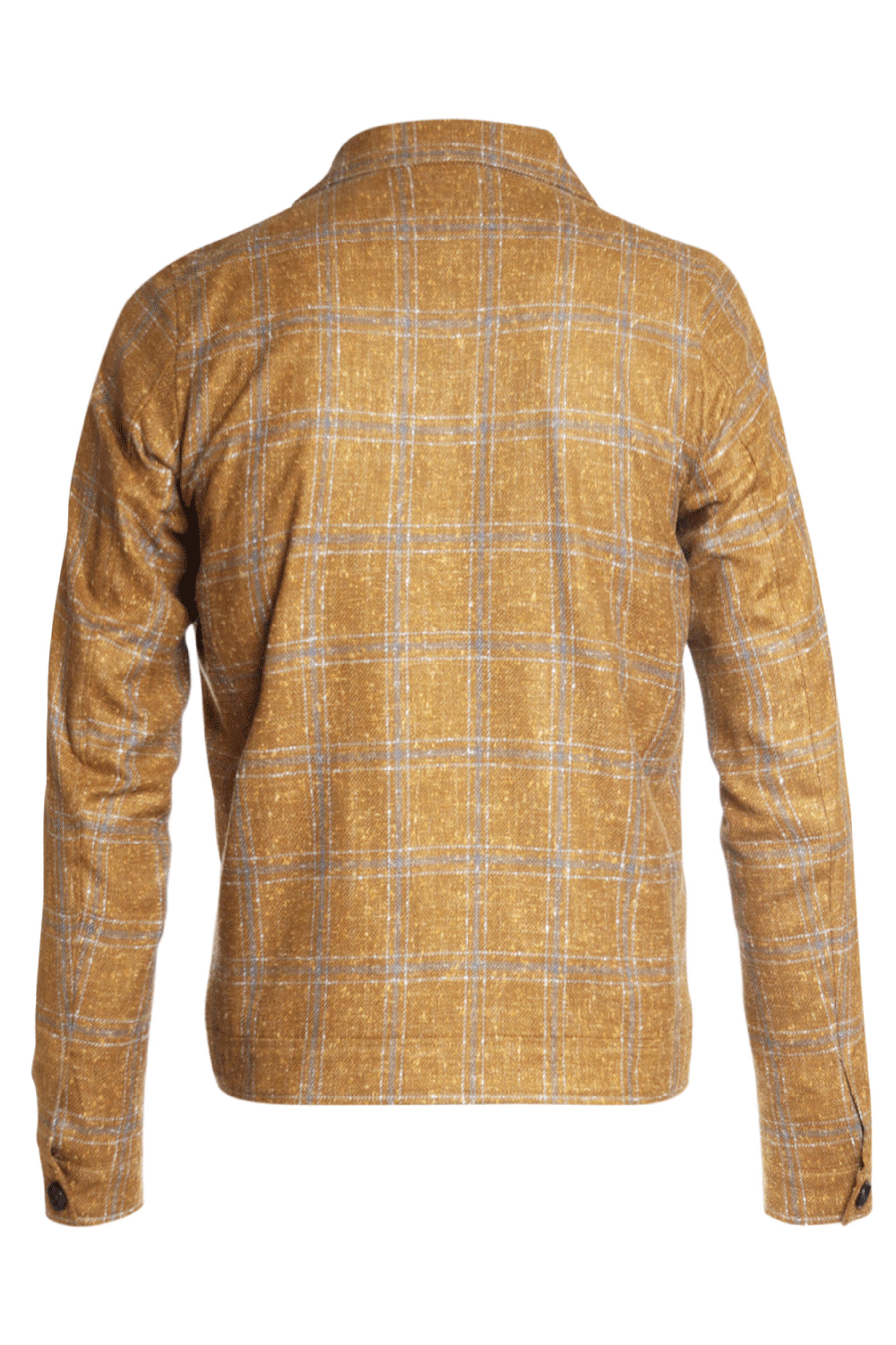 Isaia - Marigold and Grey Plaid Chore Jacket