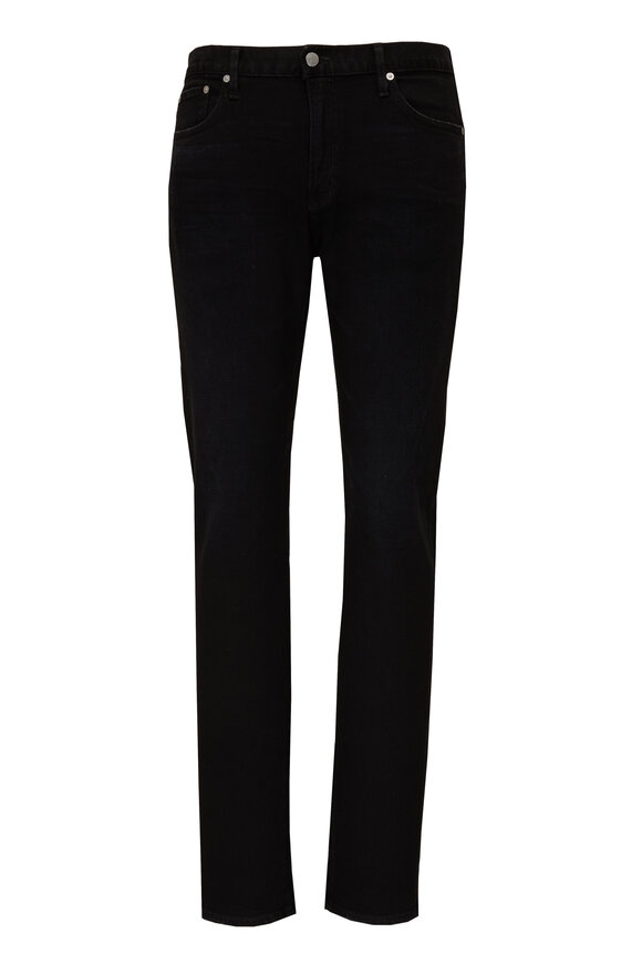 S.M.N. - The Finn Black Rock Tapered Slim Jean