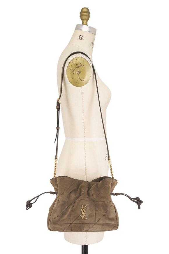 Saint Laurent Jamie Light Musk Suede Chain Shoulder Bag - view 5