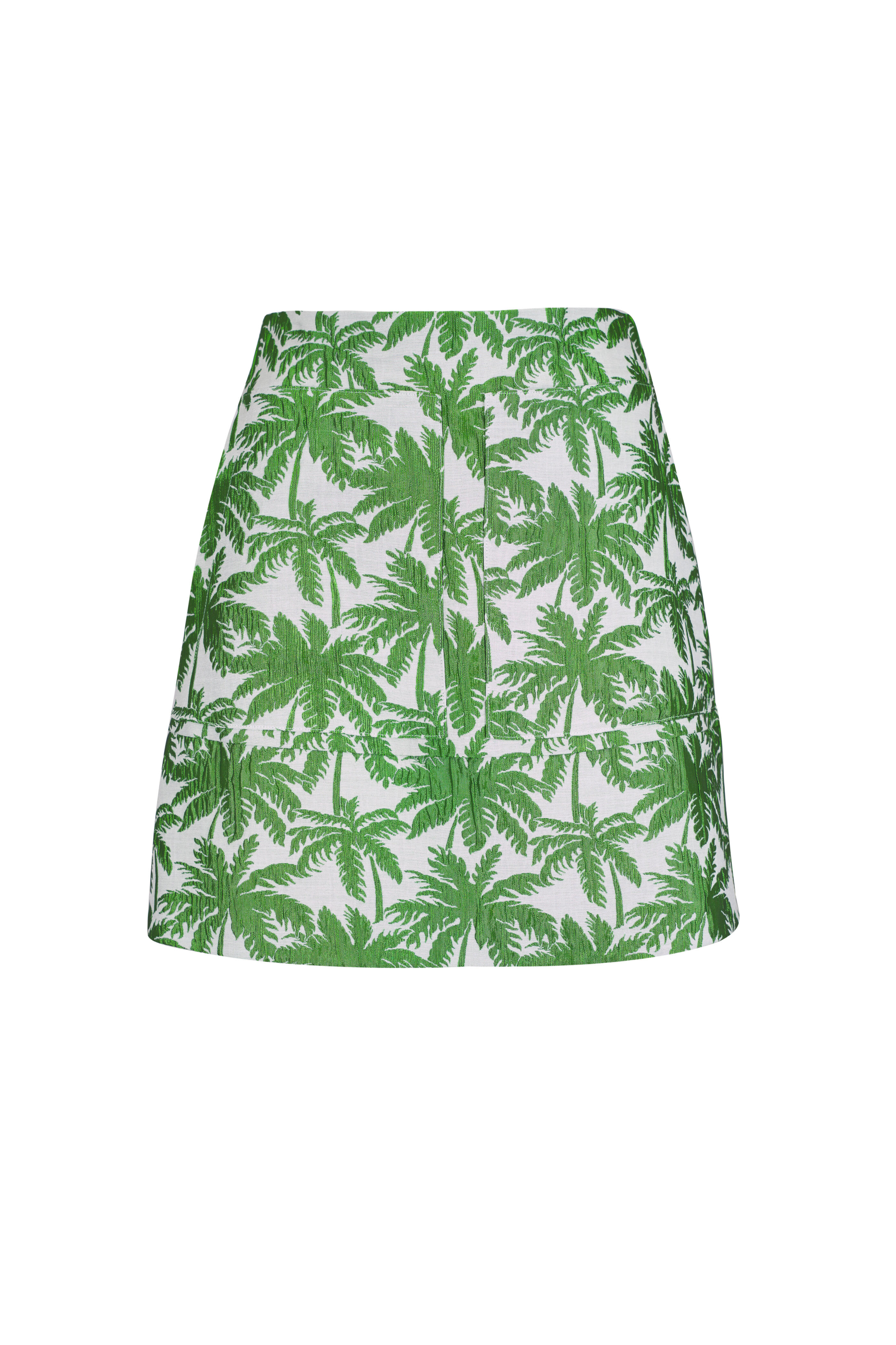 La DoubleJ - Jacquard Matelasse Tropicana Mini Skirt