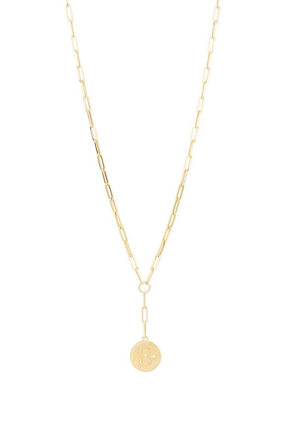 Foundrae Karma Classic Fob Clip Extension Chain Necklace - view 1
