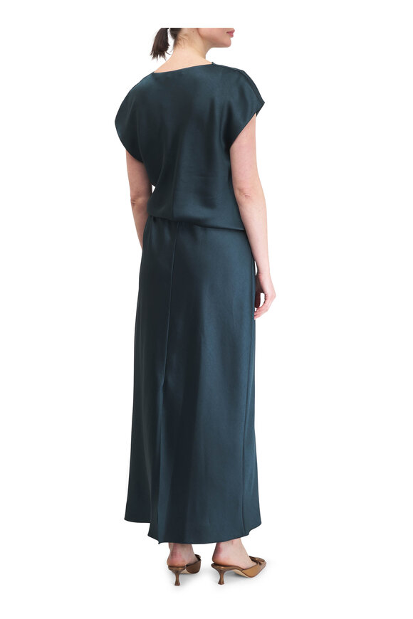 Vince - Juniper Draped Satin Cowl Neck Dress | Mitchell Stores