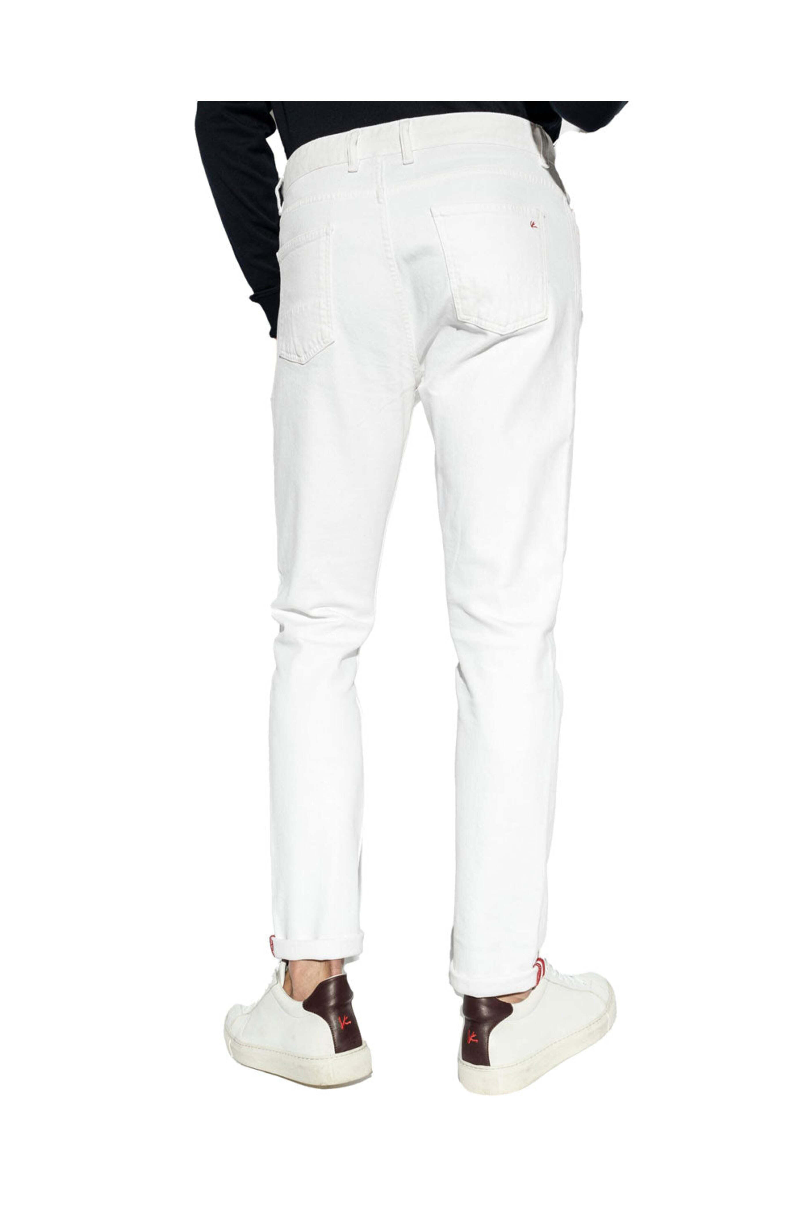 Isaia - Barchetta Basic Denim in White