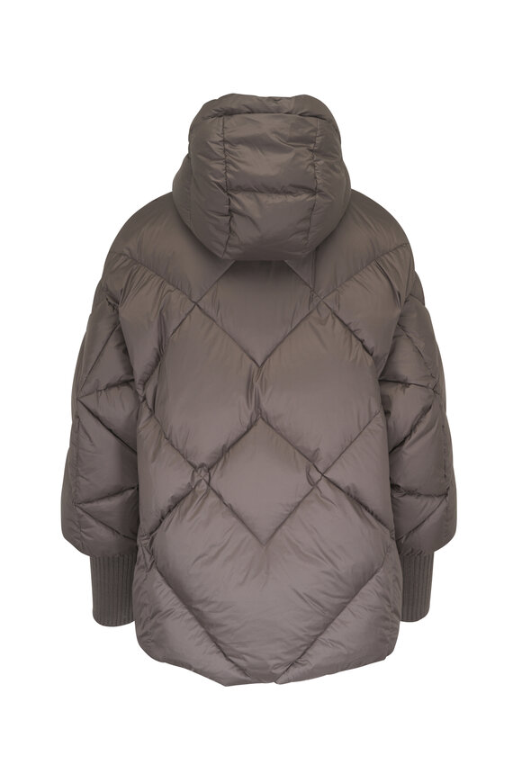 Bogner Sheryl Gray Brown Down Coat - view 2