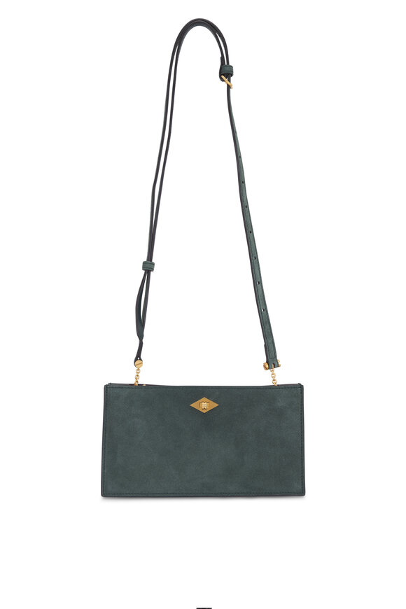 ◆THE ROW 23SS◆ASCOT TWO◆シルクサテンバッグ◆PALE SAGE◆ The Row - Ascot Two Pale Sage Satin Knot Evening Bag
