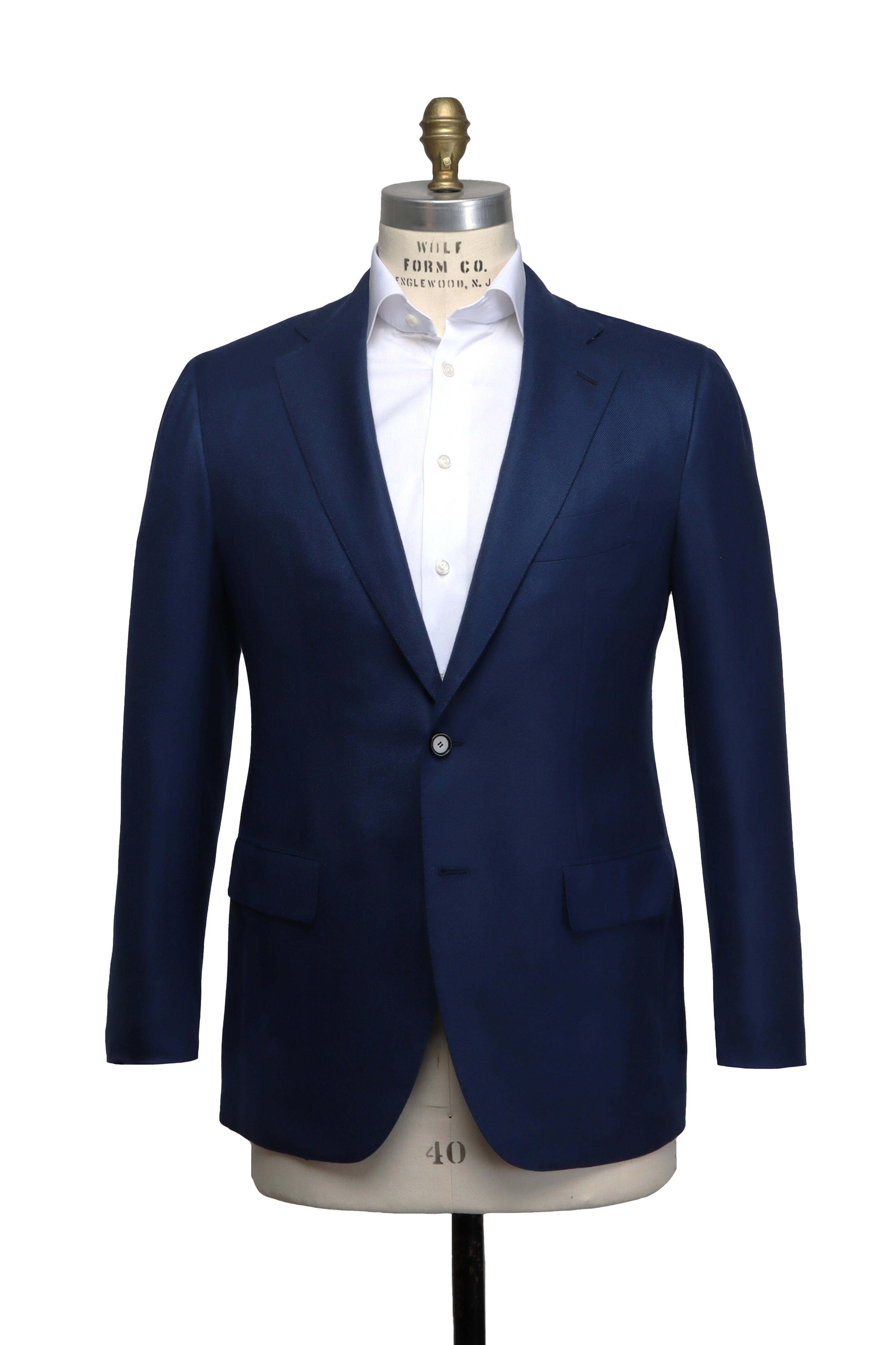 Cesare Attolini - Solid High Blue Cashmere Sportcoat