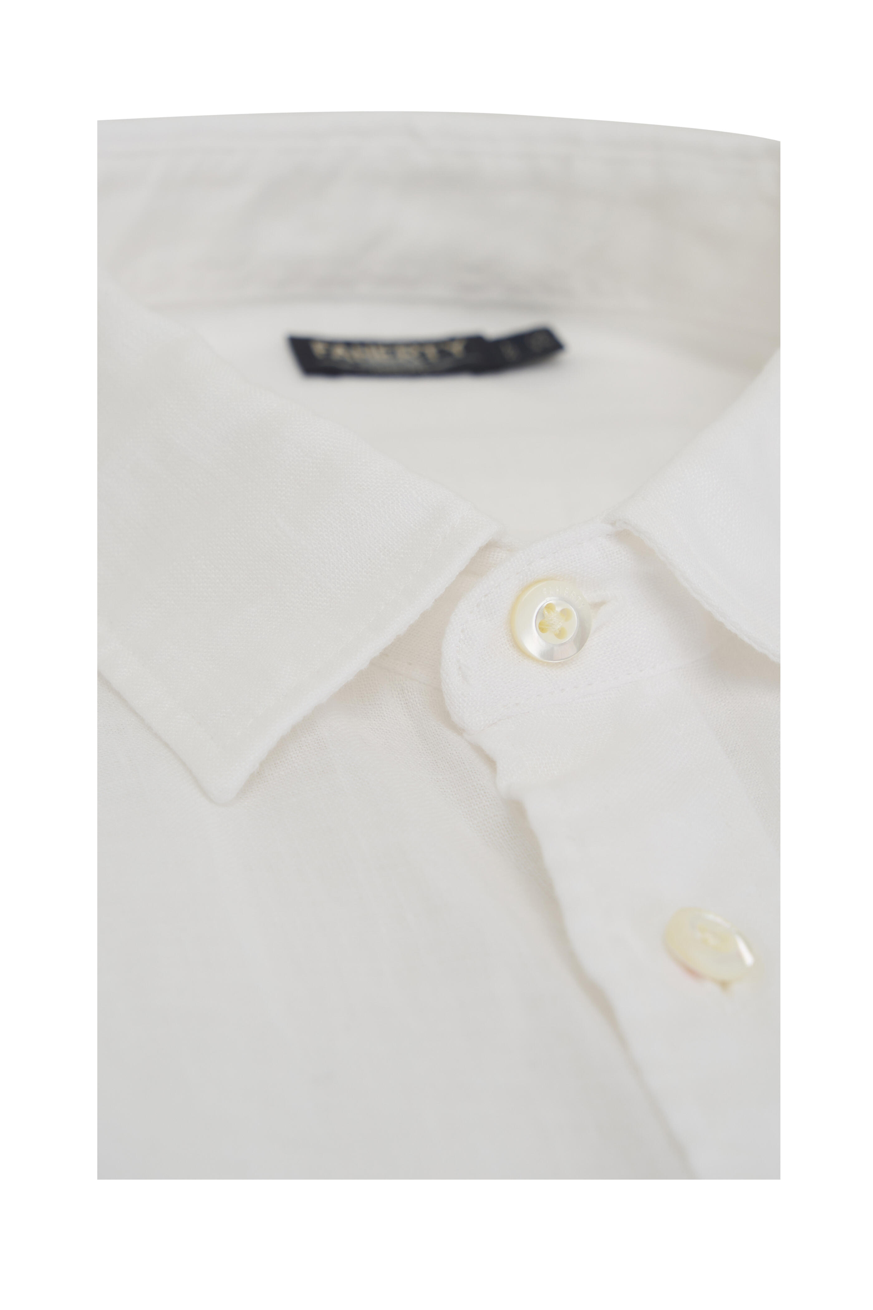 Faherty Brand - Laguna White Linen Sport Shirt