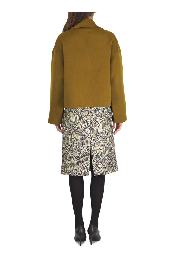 Odeeh Greengold Paisley Waves Print Skirt - view 3