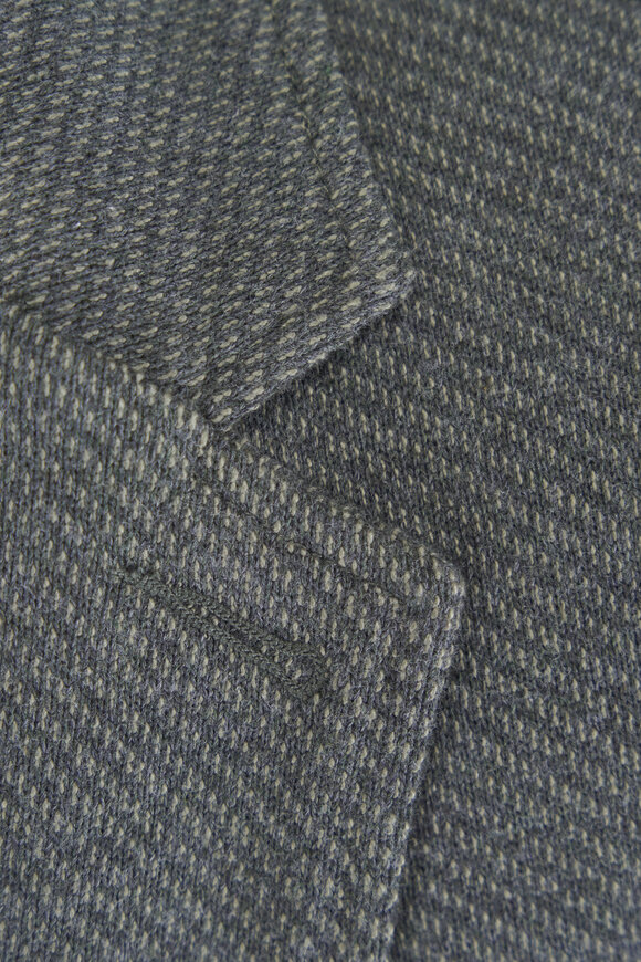 Faherty Brand Olive Green Knit Blazer - view 3