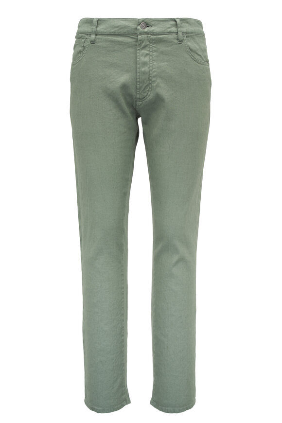 Ralph Lauren Purple Label Sea Green Five Pocket Pant