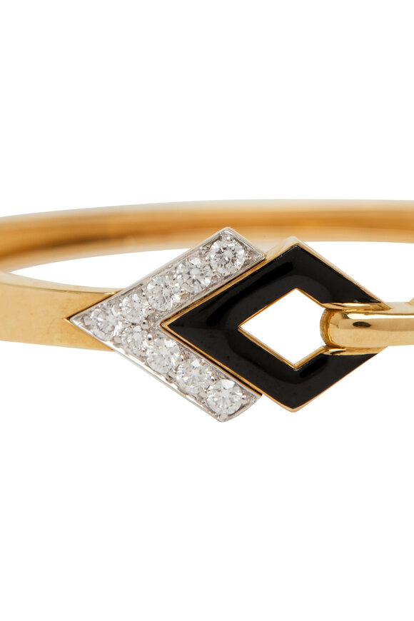 David Webb - Double Diamond Bracelet