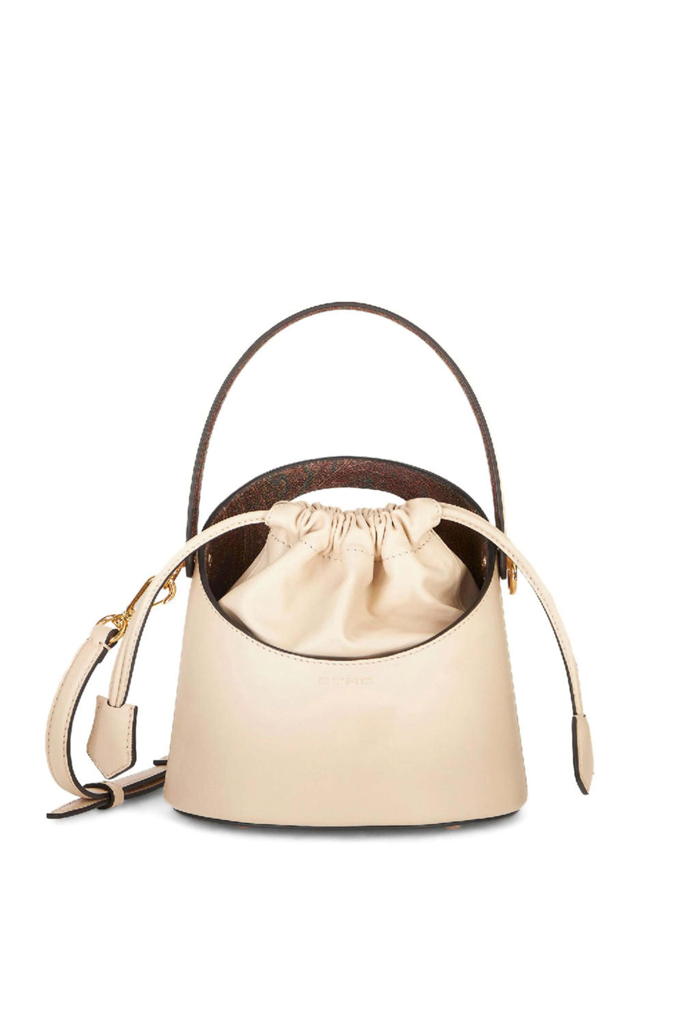 Etro - Saturno Leather Bucket Bag in Cielo | Mitchell Stores