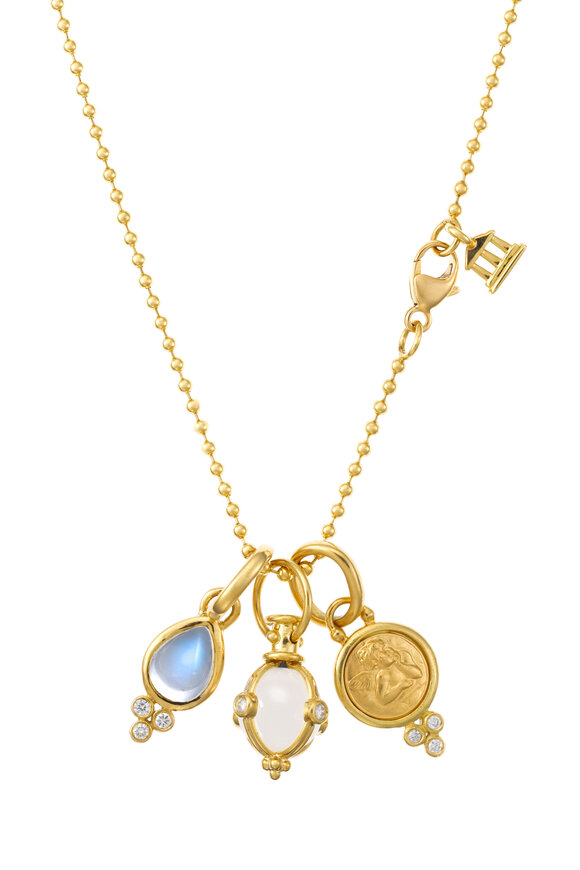 Temple St. Clair - 18K Yellow Gold Charm Gift Set Necklace