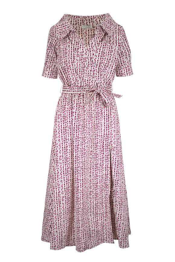 Altuzarra Lydia Strawberry Printed Midi Dress - view 1