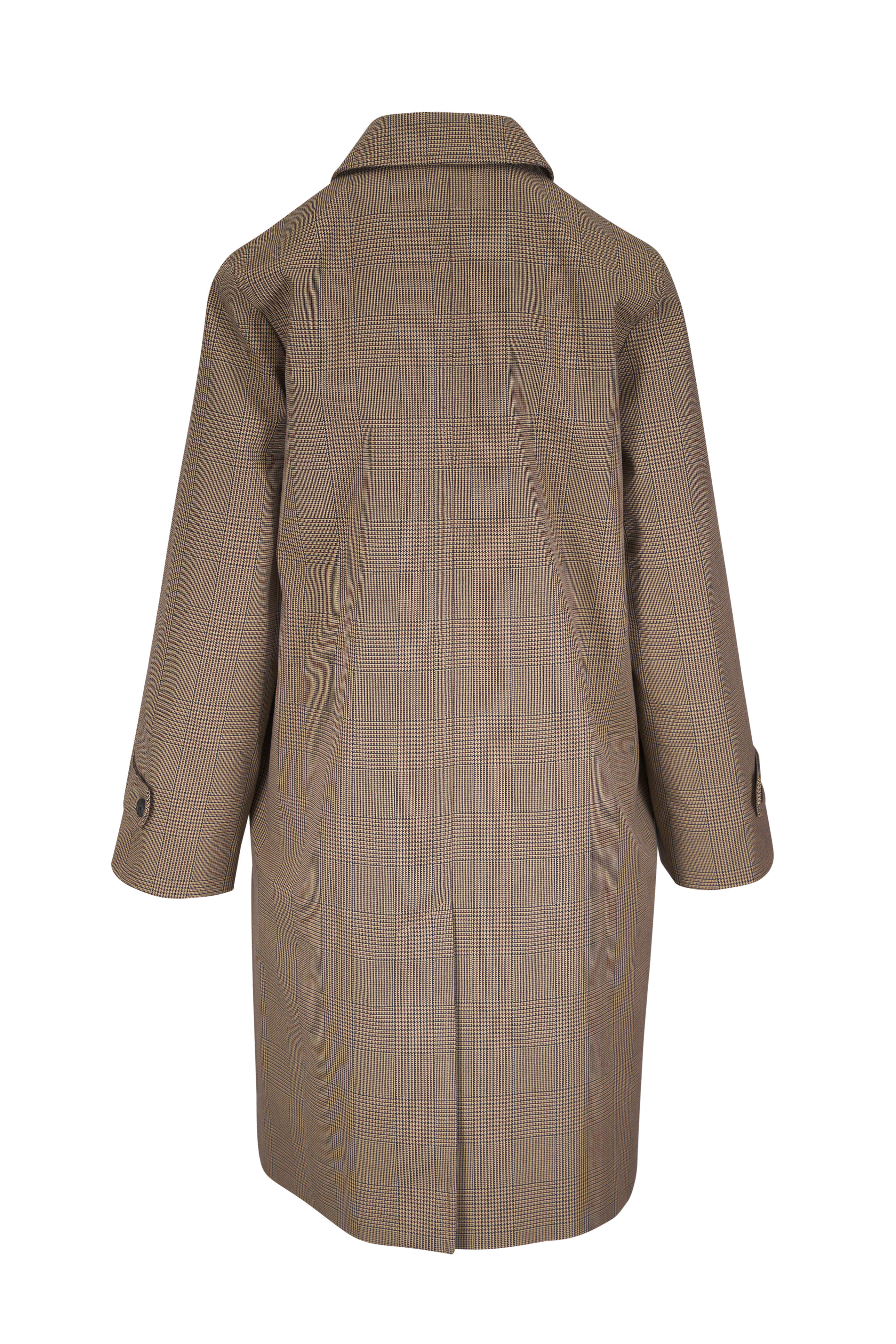 Nili Lotan - Watson Beige Check Duster Coat - view 2